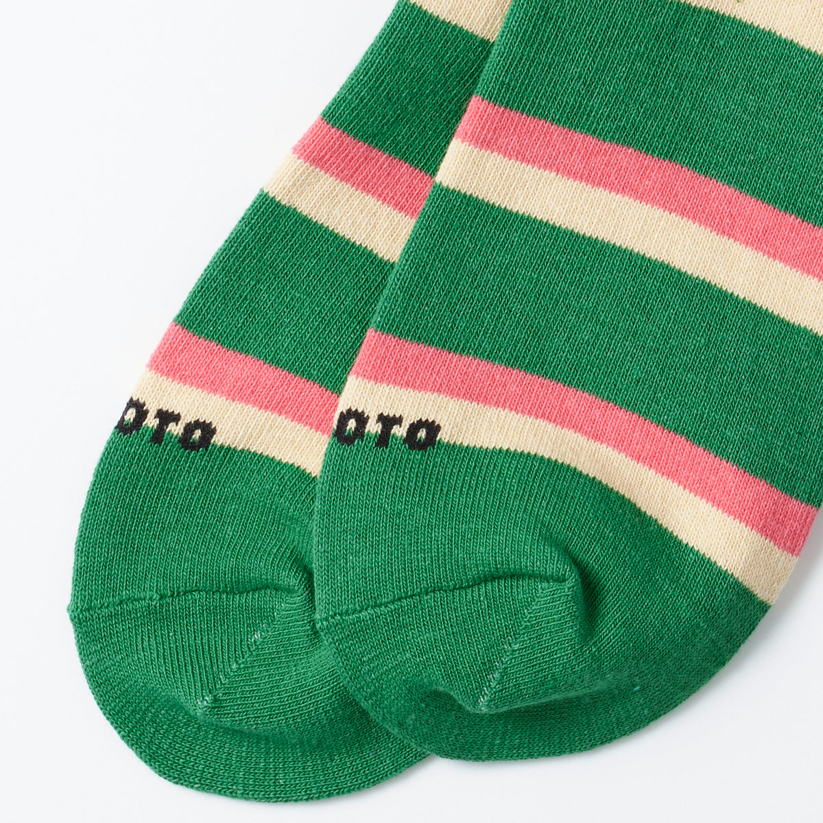 RoToTo Socks Rugby Stripe Socks - Green