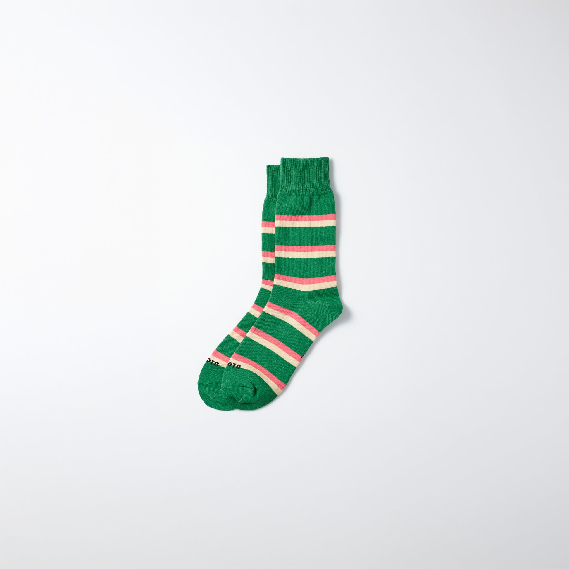 RoToTo Socks Rugby Stripe Socks - Green
