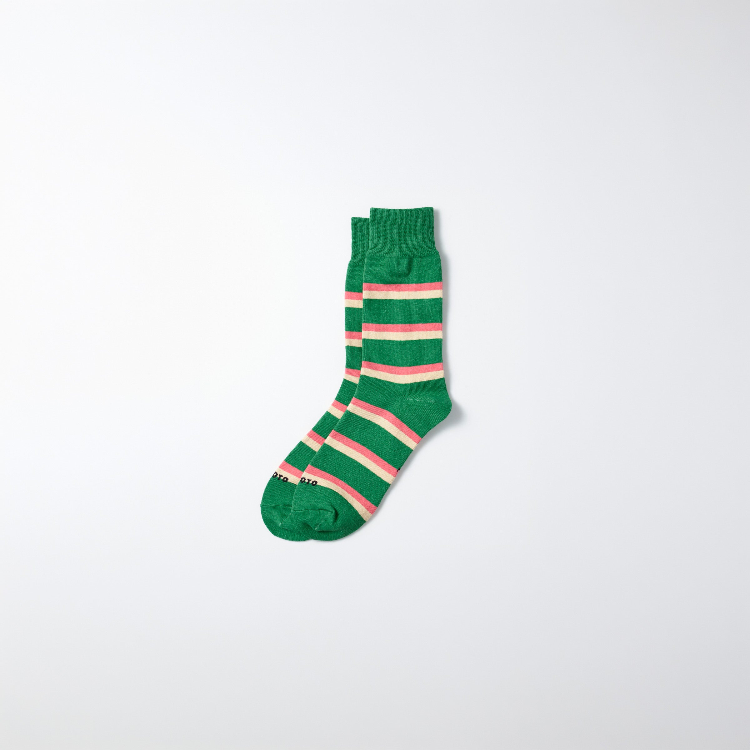 RoToTo Socks Rugby Stripe Socks - Green