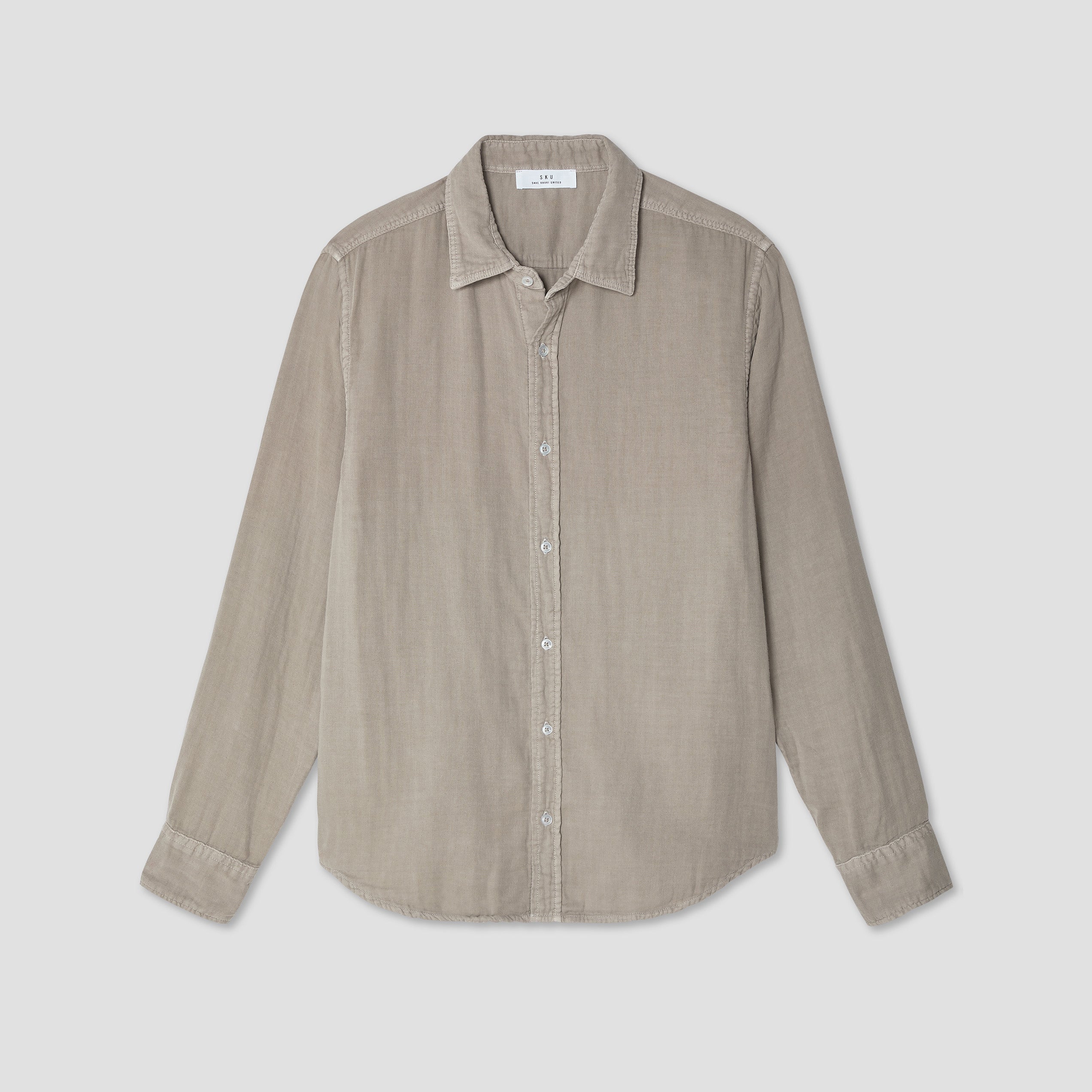 Save Khaki M Shirting Triple Gauze Easy Shirt, Khaki