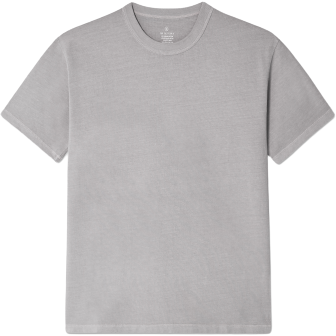 Save Khaki M T-Shirts Organic Recycled Jersey Phys. Ed.Tee, Pebble