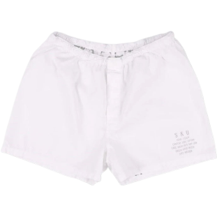 Save Khaki M Underwear Distressed Dyed Field Boxer, White