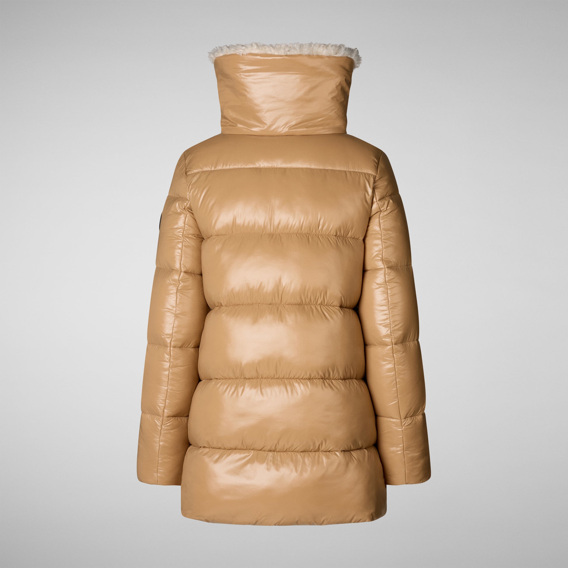 Save The Duck Coat Bonita Coat - Biscuit Beige