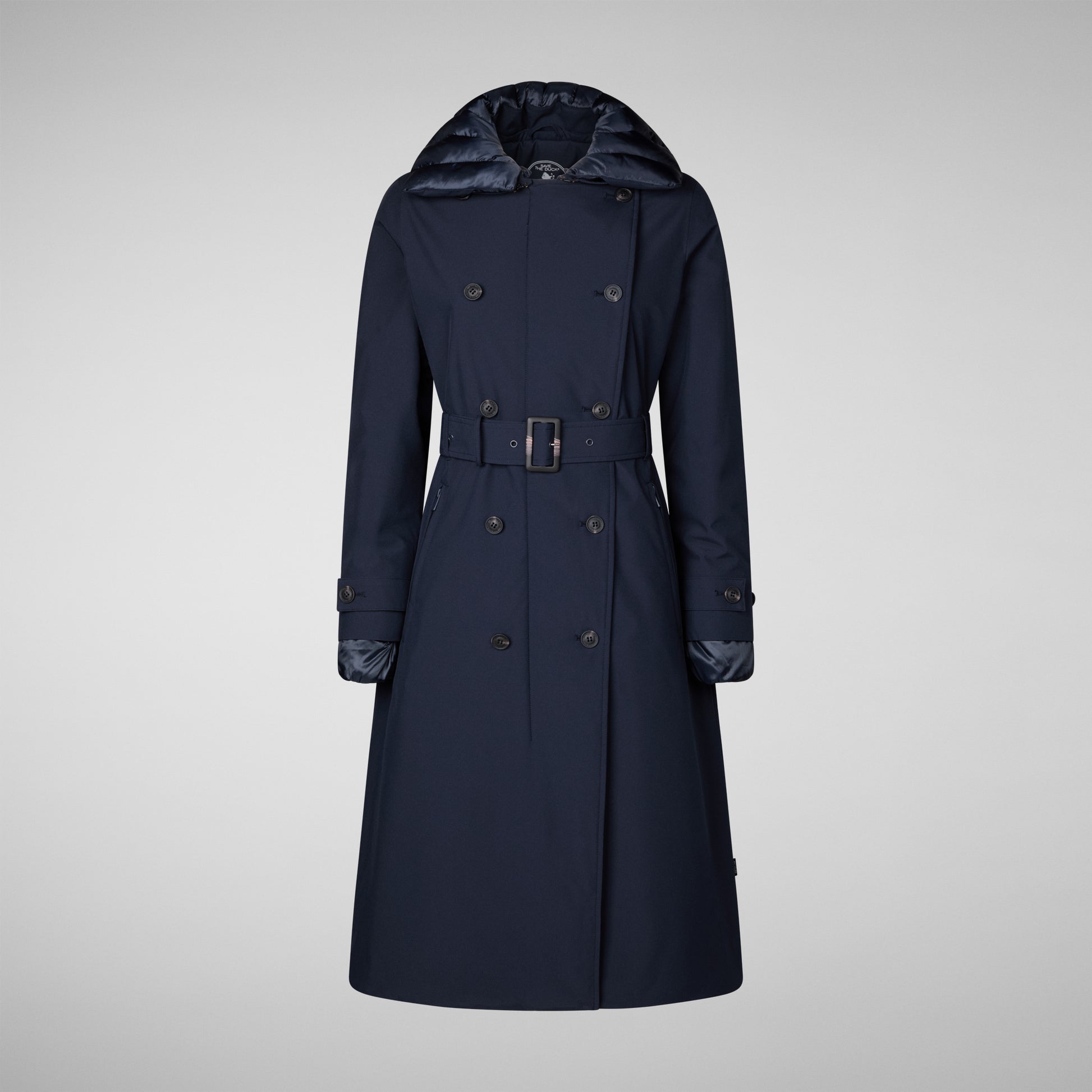 Save The Duck Coat Gabrielle Coat -Blue Black