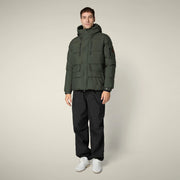 Save The Duck Hooded Jacket Alter Hooded Jacket - Land Green