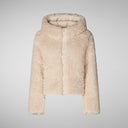 Save The Duck Hooded Jacket Dada Hooded Jacket - Shore Beige