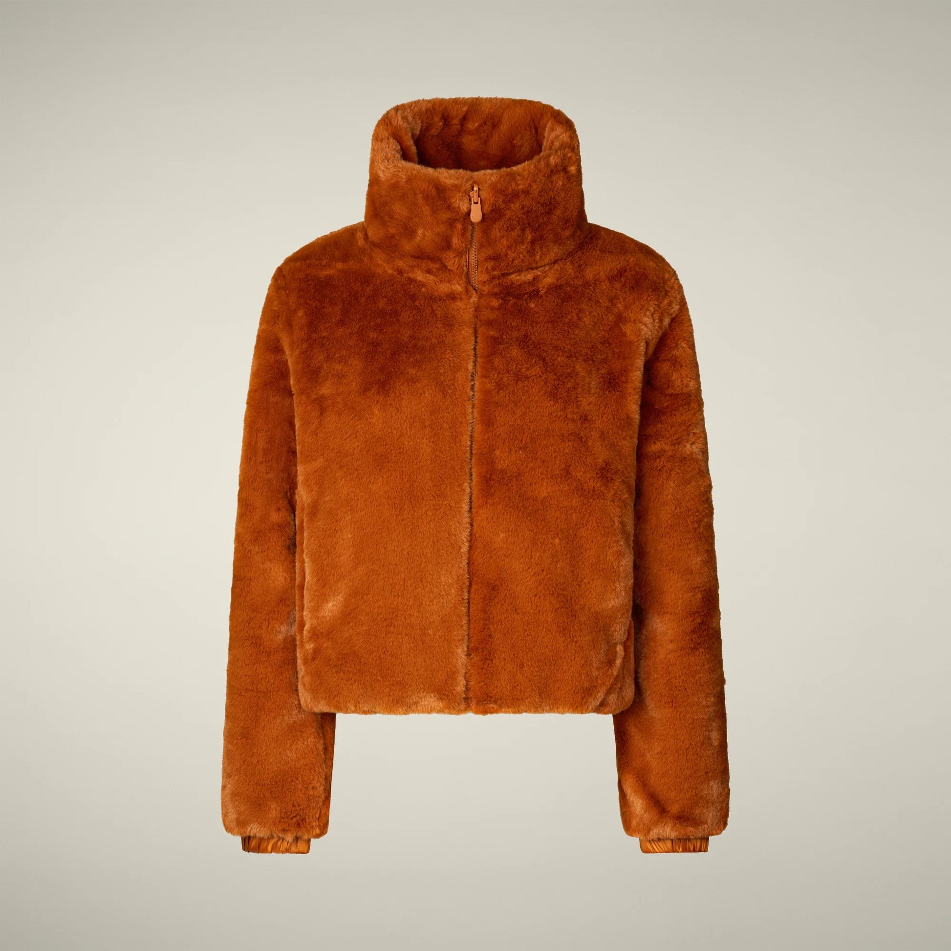 Save The Duck Reversible Jacket Jeon Jacket - Caramel Brown