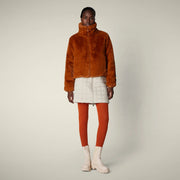 Save The Duck Reversible Jacket Jeon Jacket - Caramel Brown