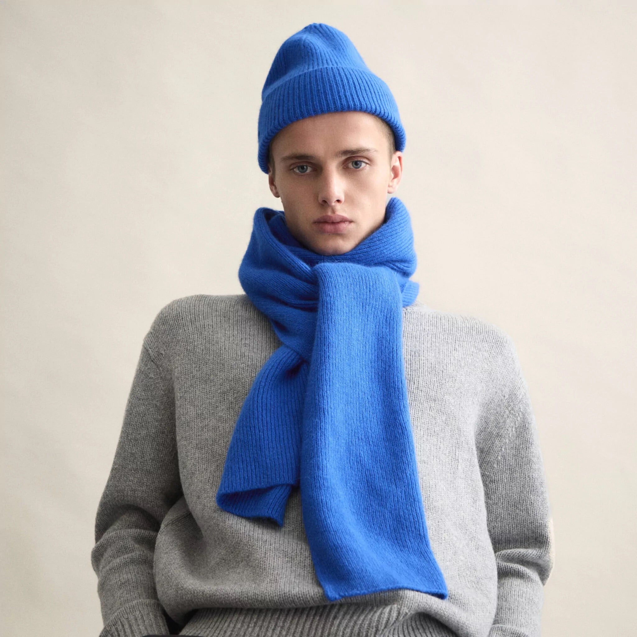 Scarf, Royal Azure