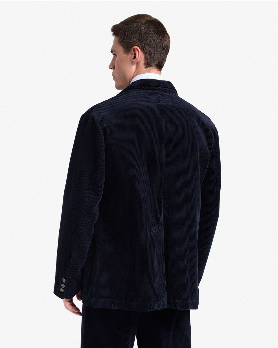 Sebago Blazer Neddick Corduroy Jacket - Blue Dk