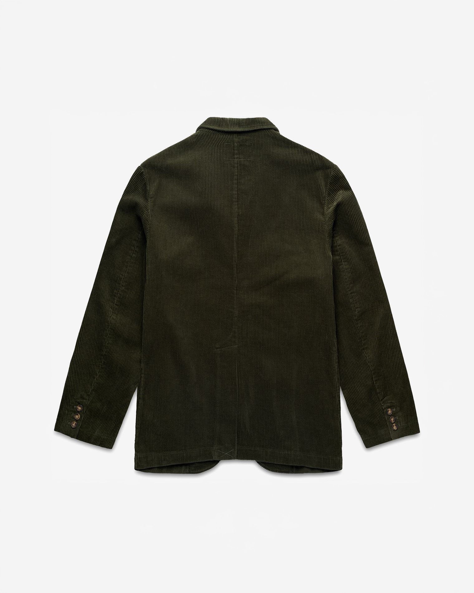 Sebago Blazer Neddick Corduroy Jacket - Green Black Forest