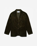 Sebago Blazer Neddick Corduroy Jacket - Green Black Forest