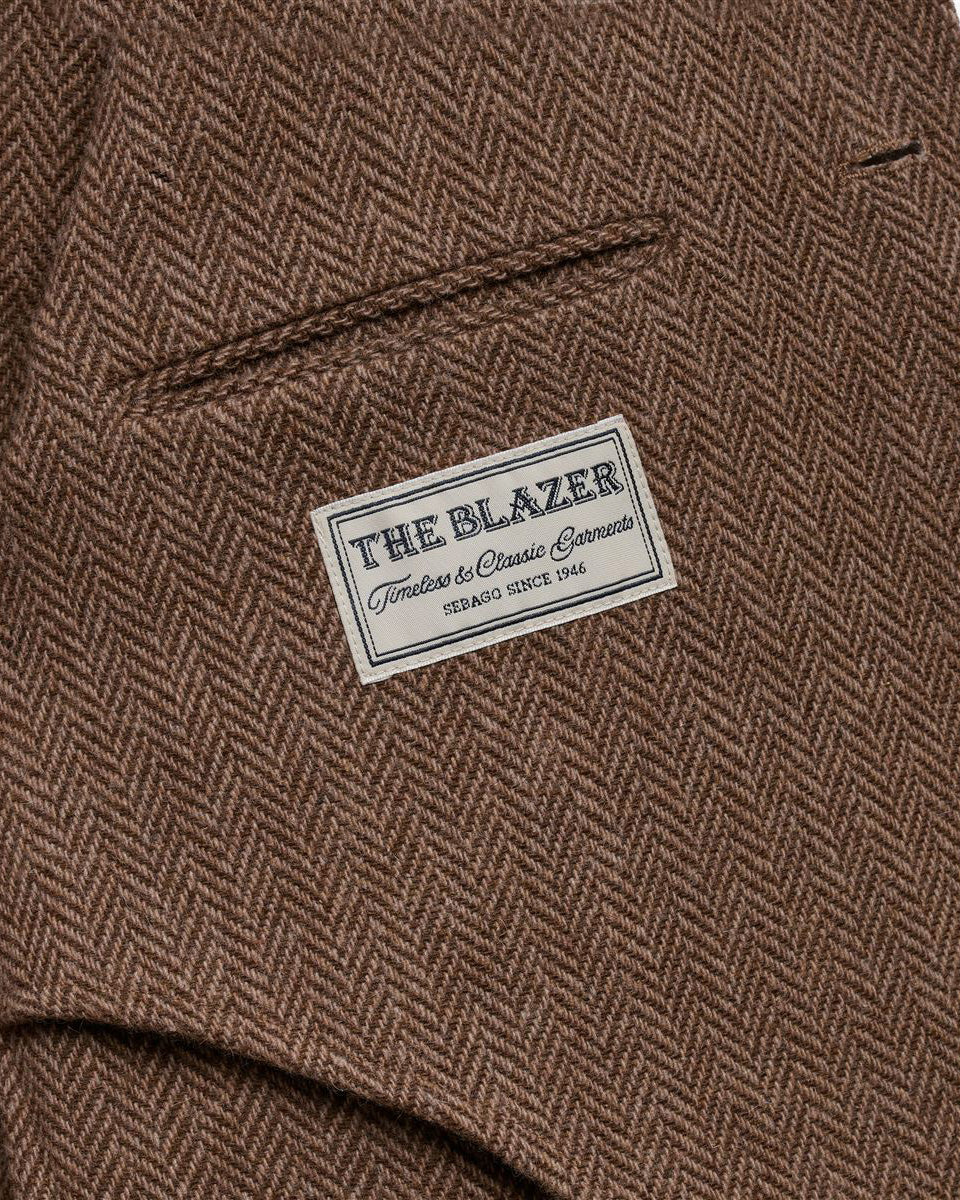 Sebago Blazer Neddick Herringbone Blazer - Beige Sebago