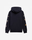 Sebago Fleece Bowline Evo Patch Hoodie - Blu Indigo Sebago