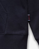 Sebago Fleece Bowline Evo Patch Hoodie - Blu Indigo Sebago
