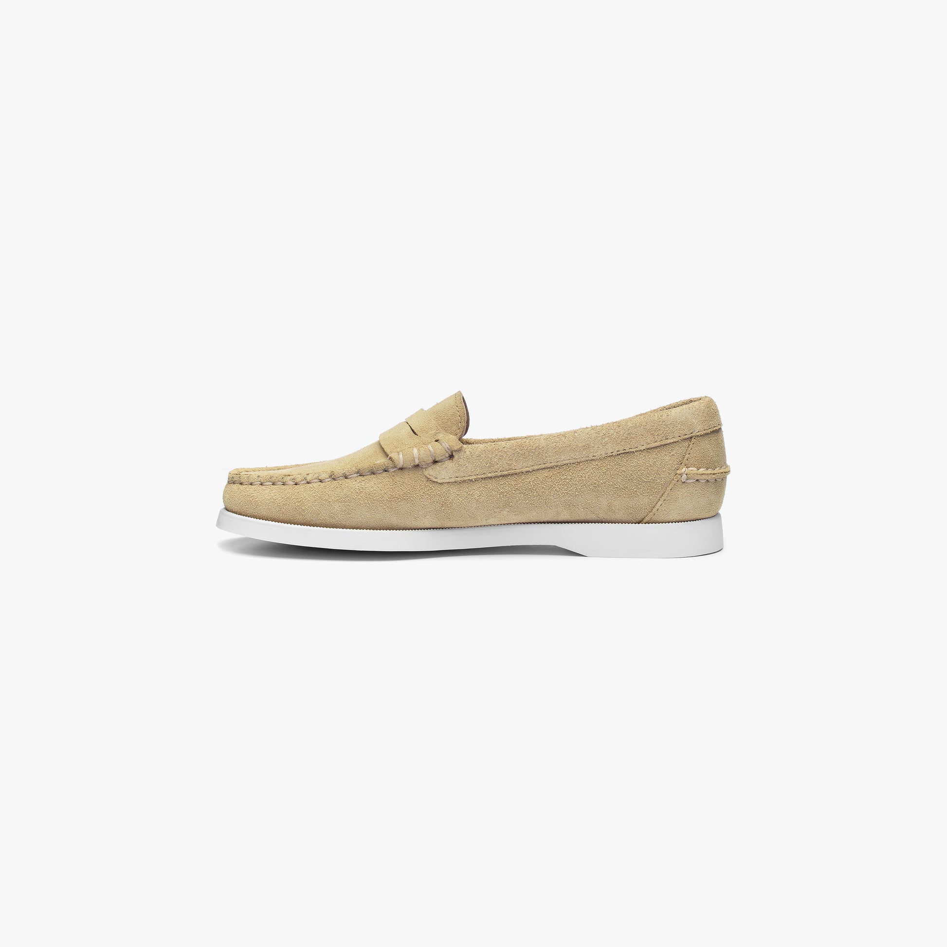 Sebago Footwear Dan Boat Roughout Woman - Beige Camel