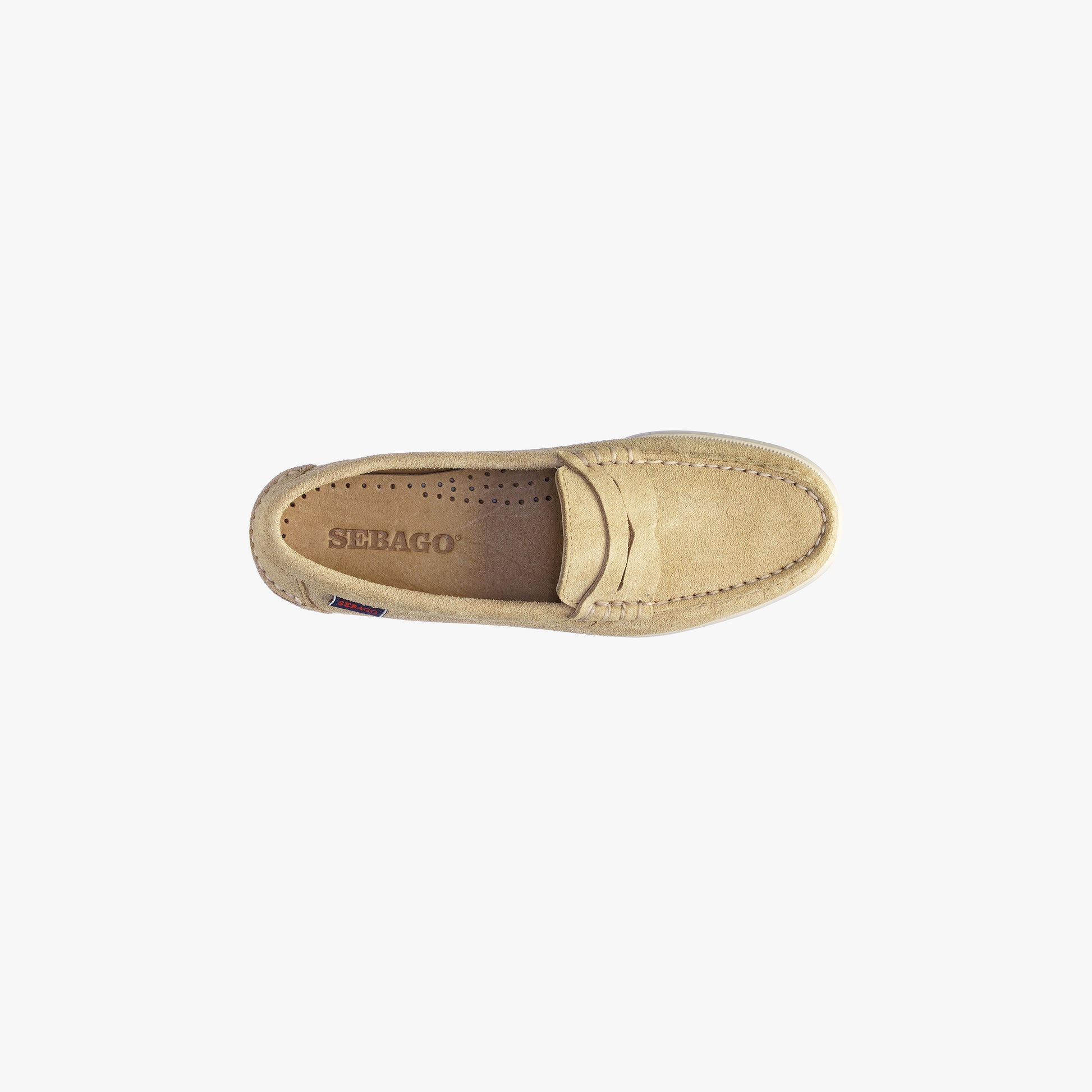 Sebago Footwear Dan Boat Roughout Woman - Beige Camel