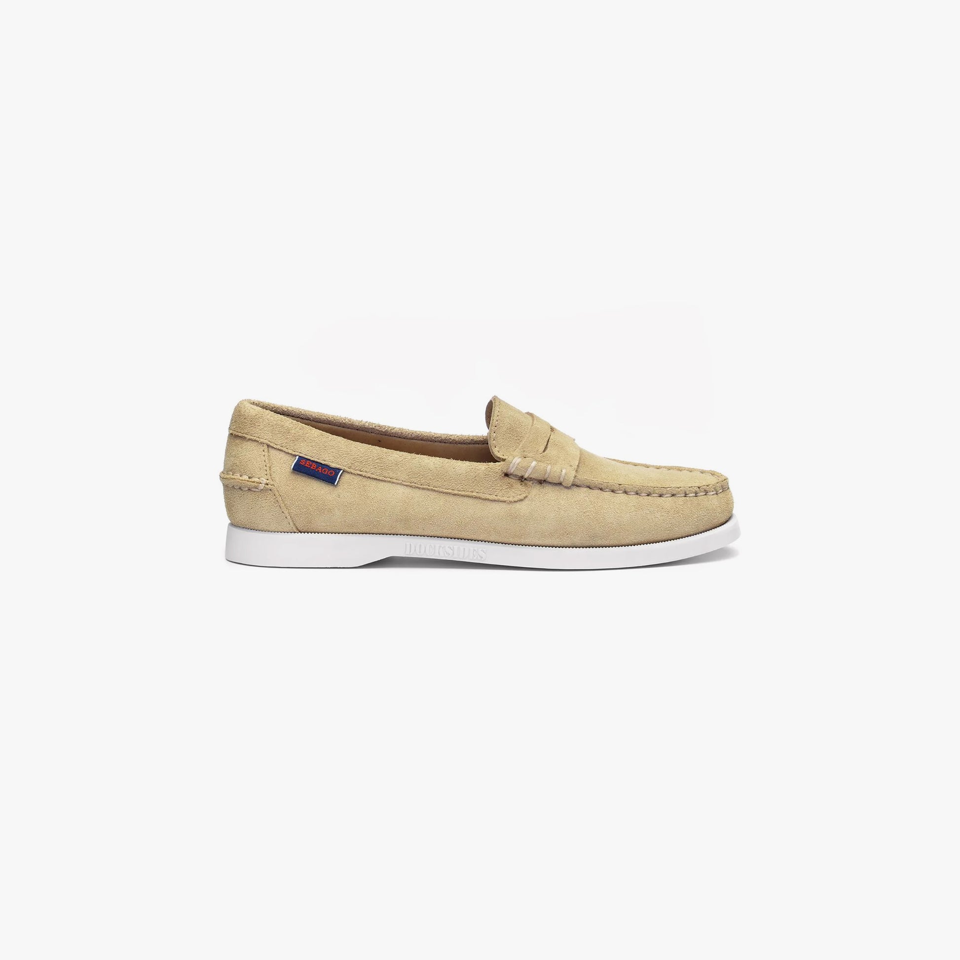 Sebago Footwear Dan Boat Roughout Woman - Beige Camel