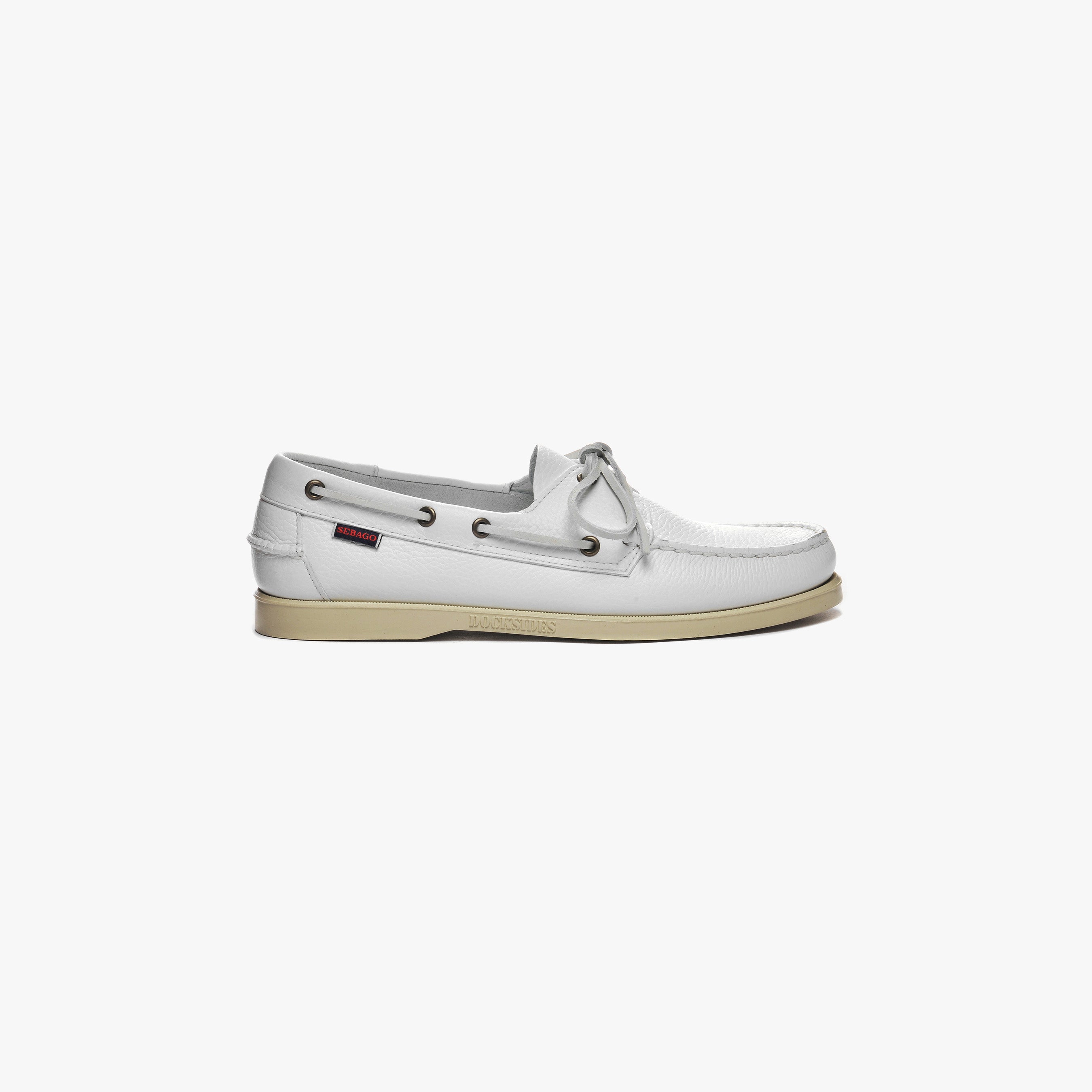 Sebago Footwear Portland Martellato - White