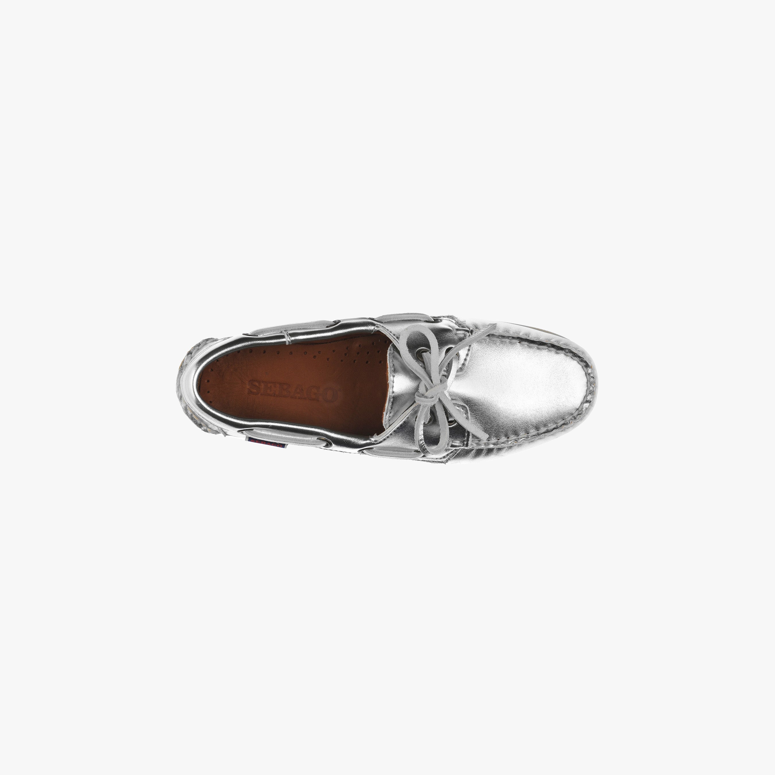 Sebago Footwear Portland Met Woman - Silver