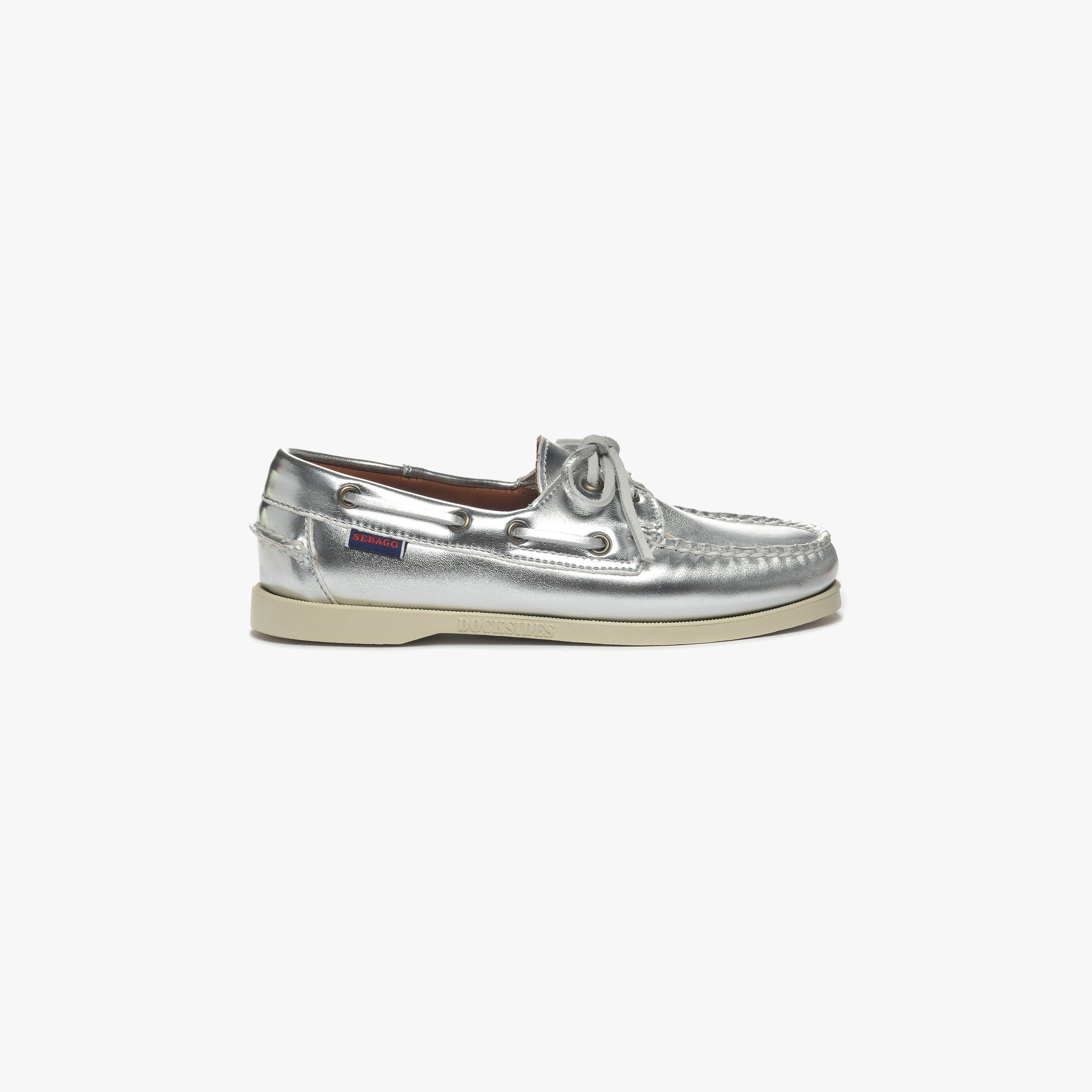 Sebago Footwear Portland Met Woman - Silver