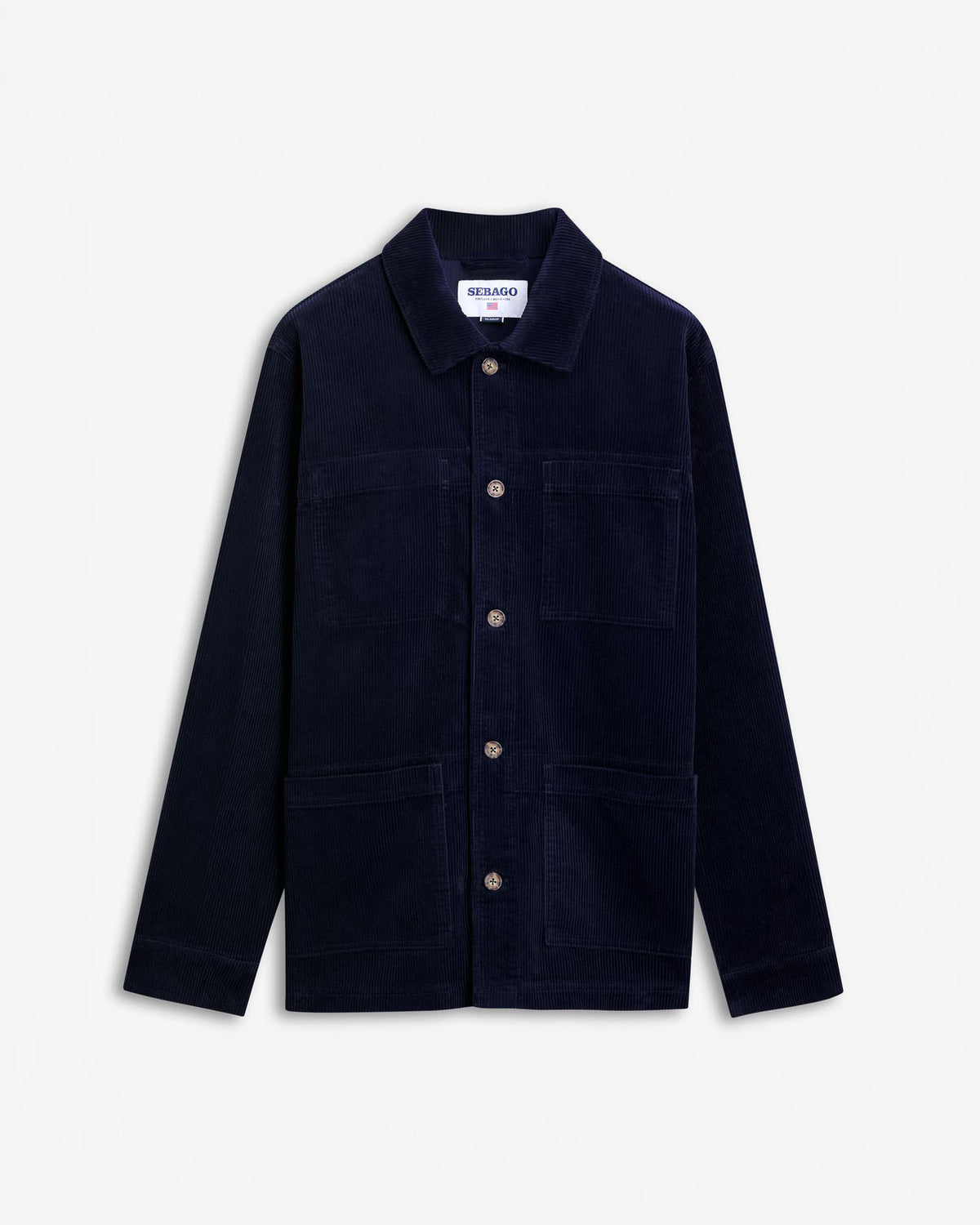 Sebago Jackets Dorr Corduroy Jacket - Blue Dk