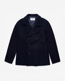 Sebago Jackets Reefers Bonded Wool Coat - Blue Marine