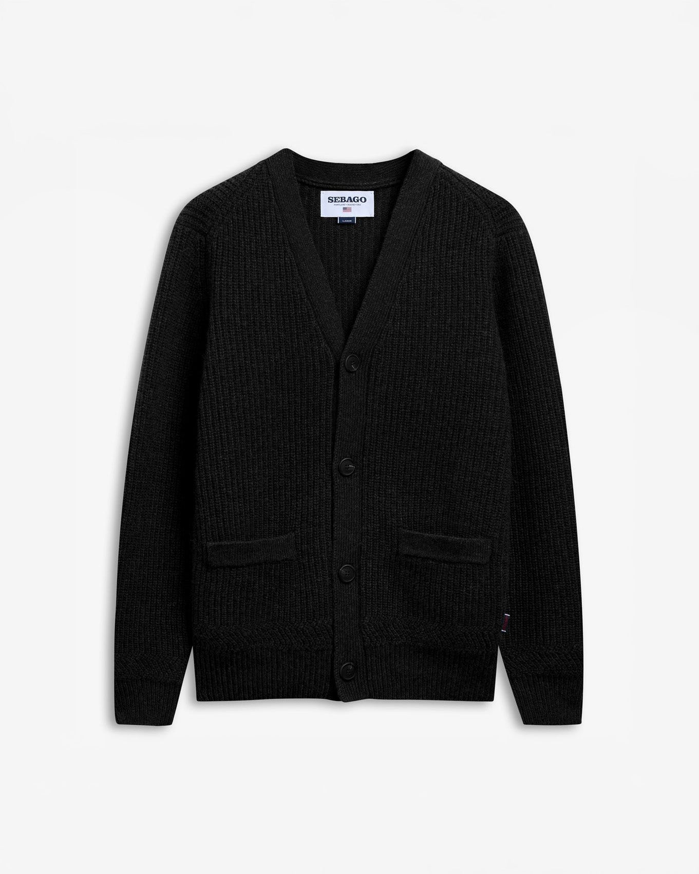 Sebago Knitwear Chandler Cardigan - Grey Magnet