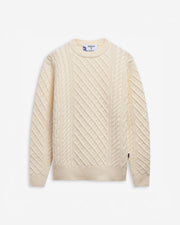 Sebago Knitwear Flemish Irish Sweater - White Antique