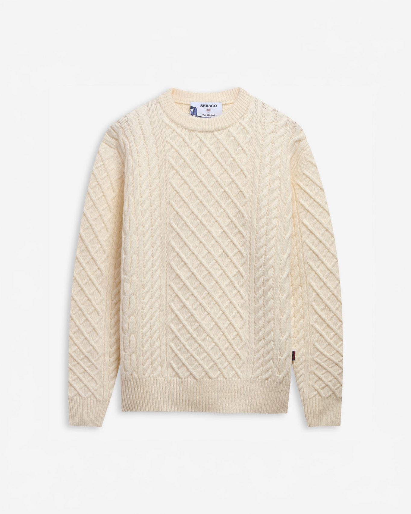 Sebago Knitwear Flemish Irish Sweater - White Antique