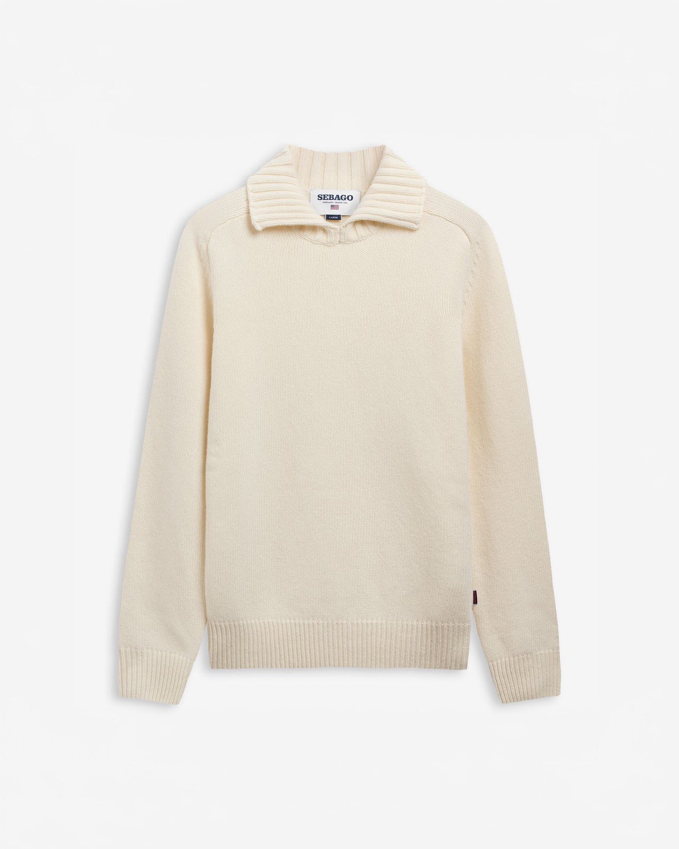 Sebago Knitwear Swiftriver Sweater - White Antique