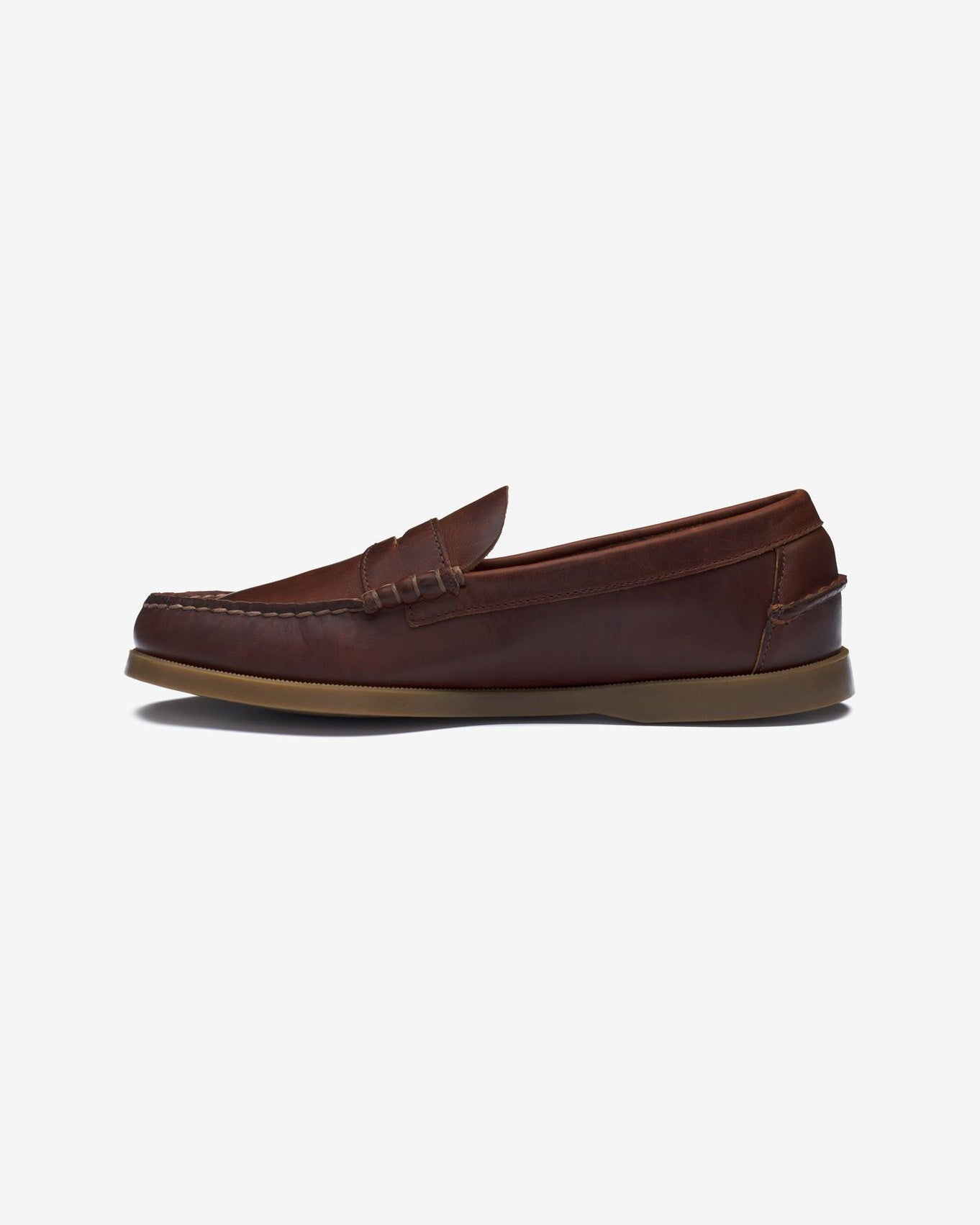 Sebago M Loafers Dolphin Waxed - Brown-Gum