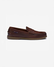 Sebago M Loafers Dolphin Waxed - Brown-Gum