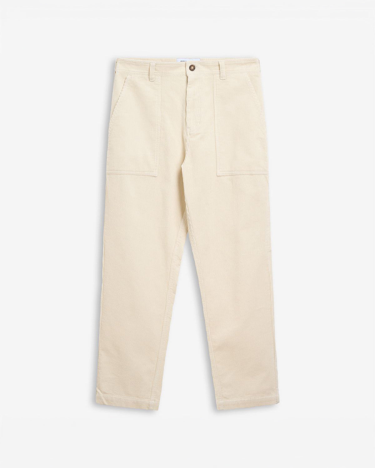 Sebago Pants Milton Corduroy Pants - White Natural