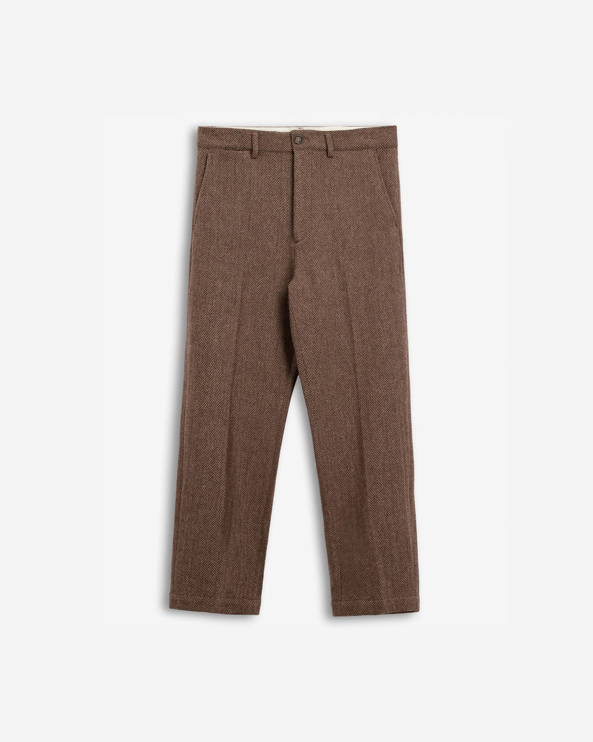 Sebago Pants Rendon Herringbone Trouser - Beige Sebago