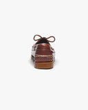Sebago W Boat Shoes Portland Waxed Woman - Brown-Honey