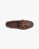 Sebago W Boat Shoes Portland Waxed Woman - Brown-Honey