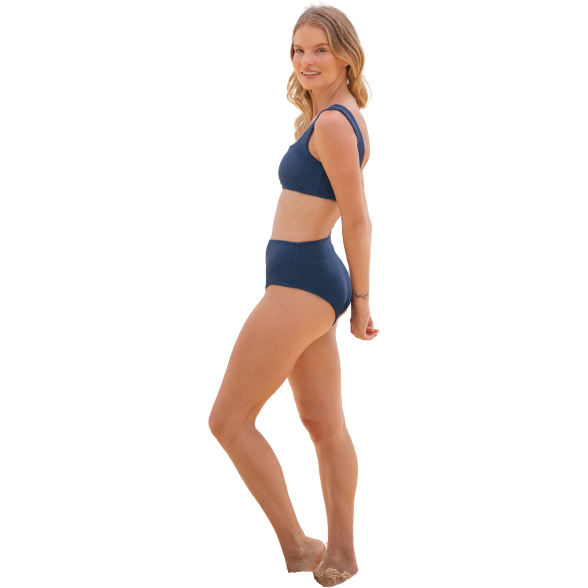 September Swim W Swimsuit Kennedy Bottom, River Blue