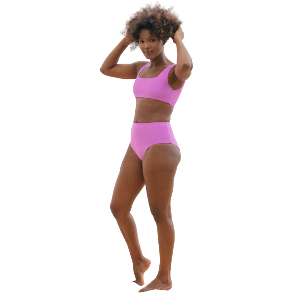 September Swim W Swimsuit Lucky Bottom, Lilac
