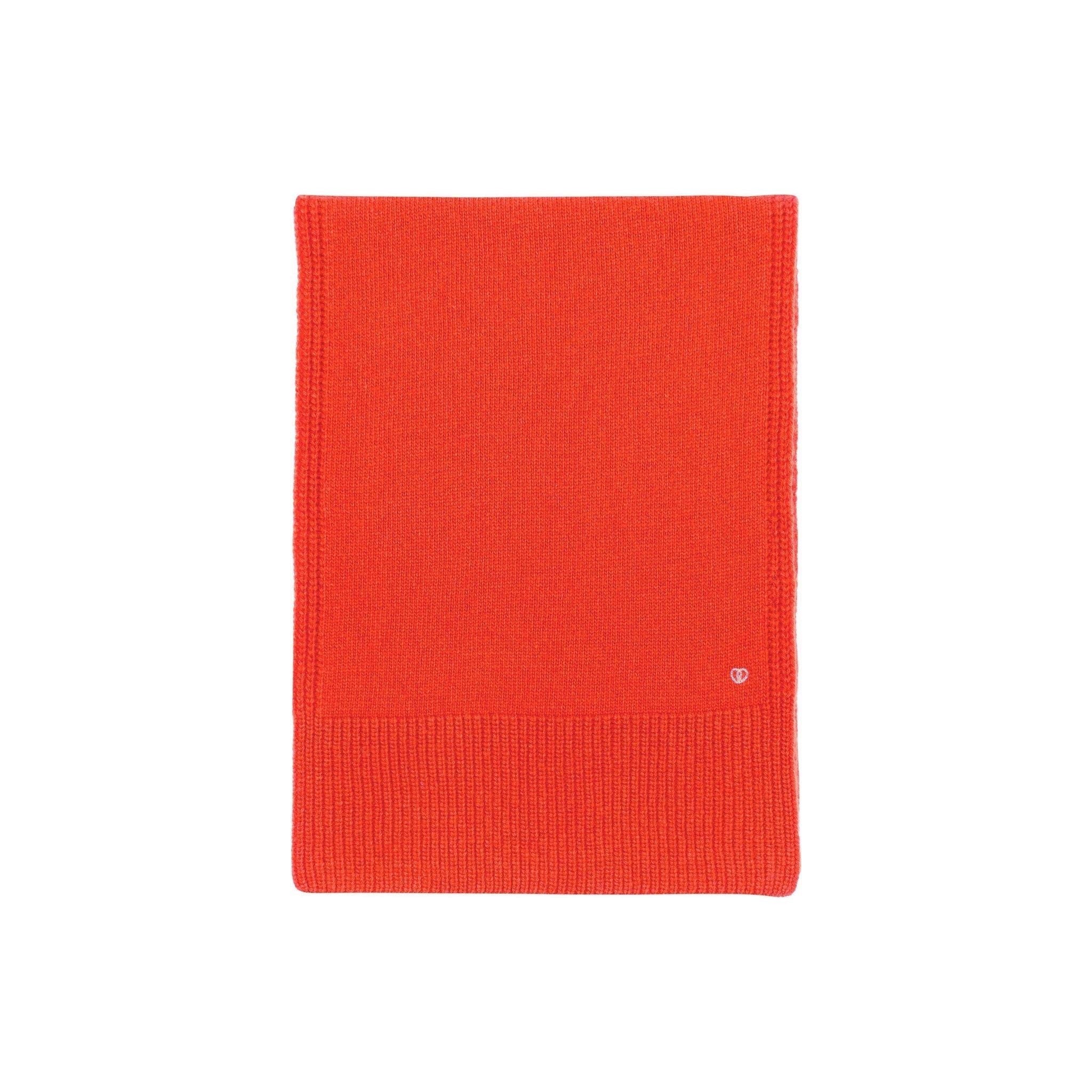 Seven Gauge fw23 Scarf Wool Scarf, Arancione