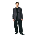 Seven Gauge fw23 U Blazer Double Breast Blazer Tropical Wool, Grigio