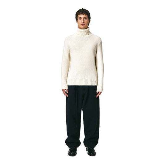 Seven Gauge fw23 U Sweater Turtle Neck Sweater, Panna