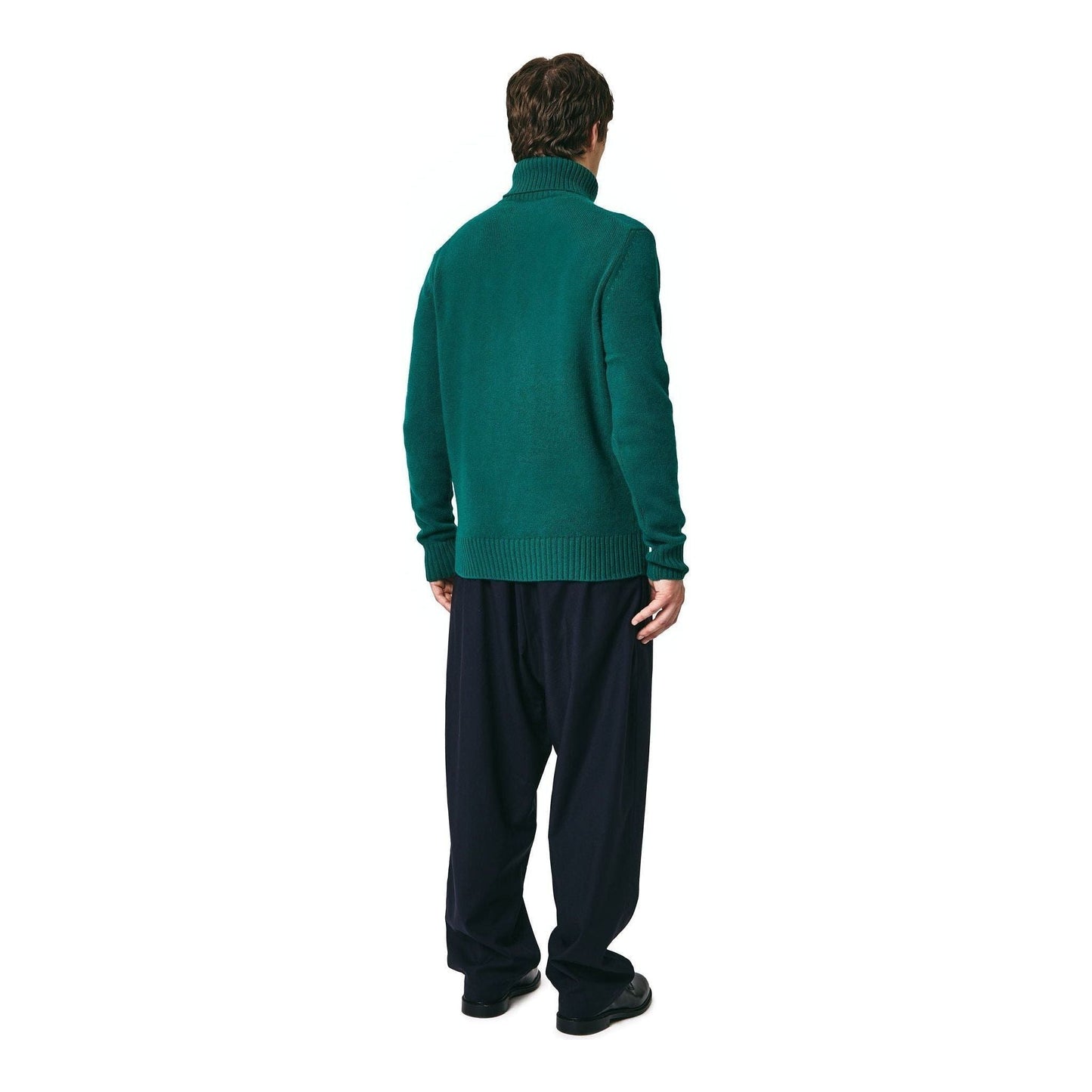 Seven Gauge fw23 U Sweater Turtle Neck, Verde