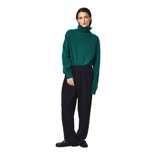 Seven Gauge fw23 U Sweater Turtle Neck, Verde