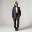 Seven Gauge U Blazer Grigio / S Double Breast Blazer Tropical Wool