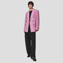 Seven Gauge U Blazer Malva / S Double Breast Blazer Tropical Wool