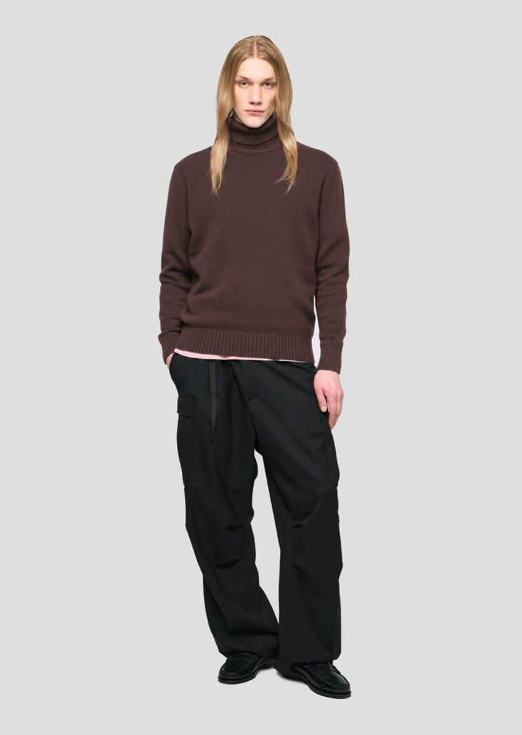 Seven Gauge U Sweater Moro / S Lambswool High Neck Sweater