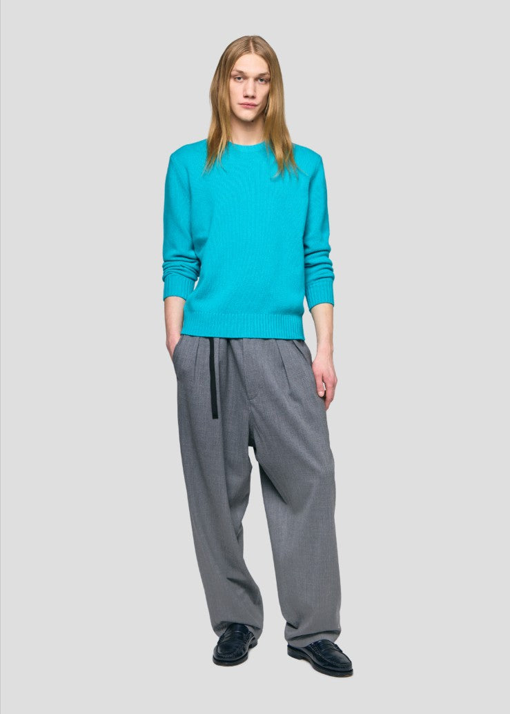 Seven Gauge U Sweaters acqua / s Lambswool Crewneck Sweater