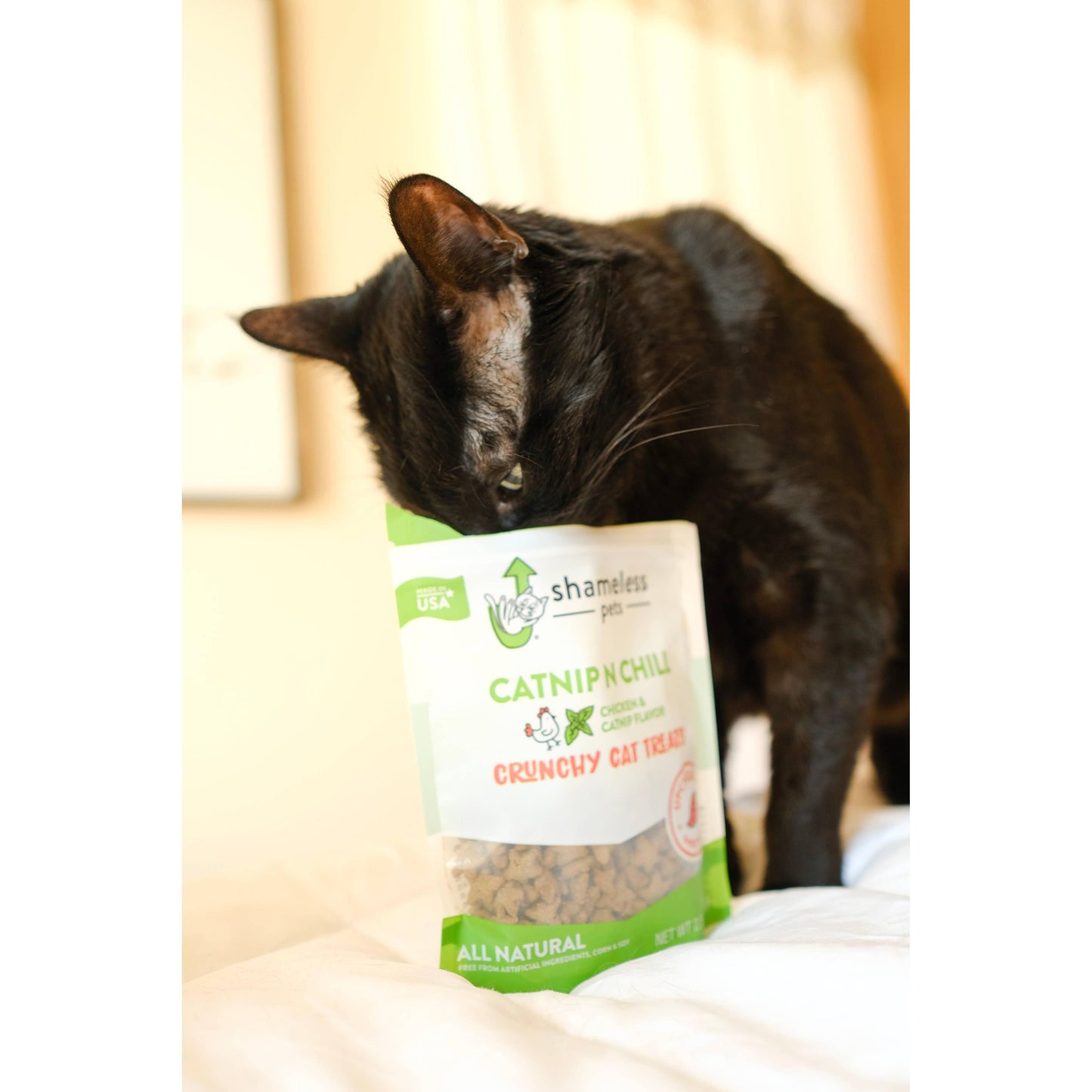 Shameless Pets Catnip N Chill Crunchy Cat Treats