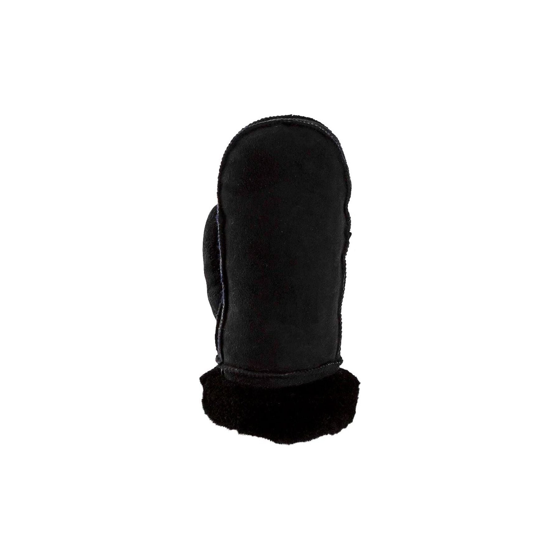 Shepherd of Sweden U Gloves Furuvik Lambskin Mitten, Black